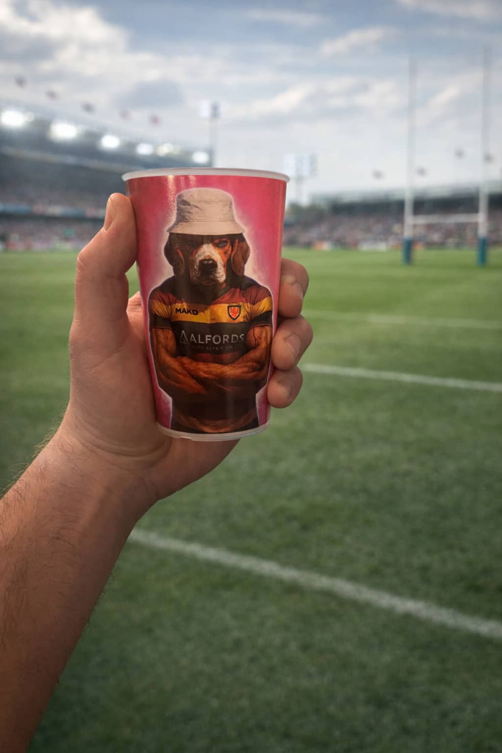 Custom wedding cups with personalised names