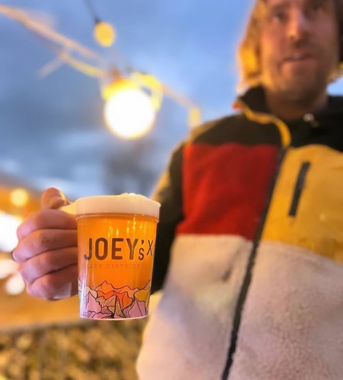 Durable printed pint cups